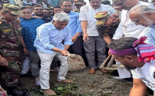 যশোরের ভবদহে পুনঃখনন উদ্বোধন করলেন প্রতিমন্ত্রী অমিত